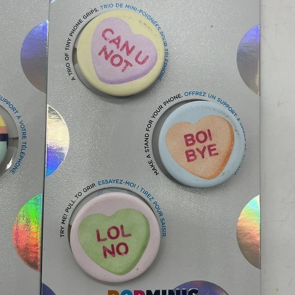 Pop Sockets Popminis - 3 small pop sockets - NWT